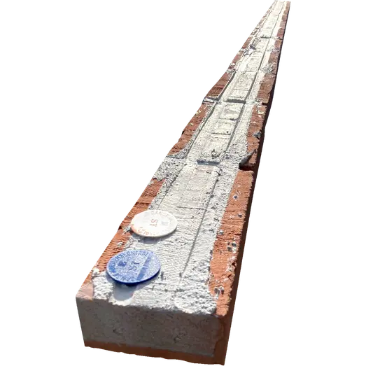 Strøjer tegl B207 facadeoverligger 11 cm, 1-skifte blødstrøgne