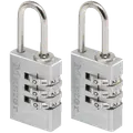 Hængelås m/stilbar kode 20 mm ass.