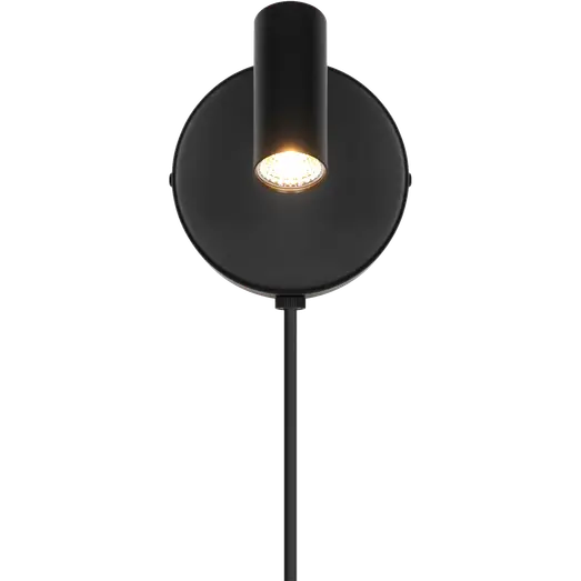 Nordlux væglampe Omari Round LED sort