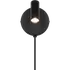 Nordlux væglampe Omari Round LED sort