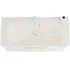 Scanbad vaskeskab m/marbelle vask 100cm mat hvid
