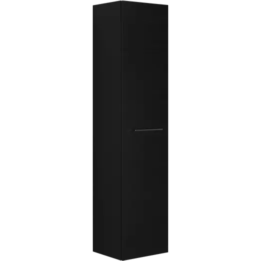 Scanbad Multo+ højskab med 1 låge 175x40x35 cm sort struktur