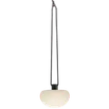 Nordlux Sponge batteri havelampe pendel Ø20 hvid/sort