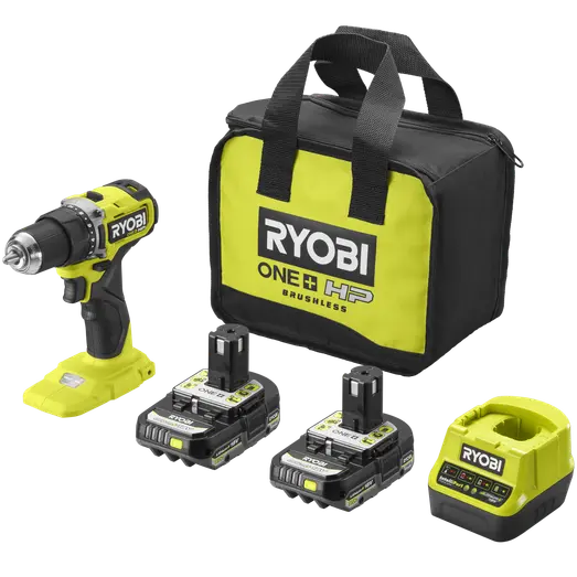 Ryobi RDD18C-220S bore-/skruemaskine inkl. 2 x 2,0 Ah 18V ONE+