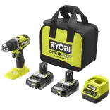 Ryobi RDD18C-220S bore-/skruemaskine inkl. 2 x 2,0 Ah 18V ONE+