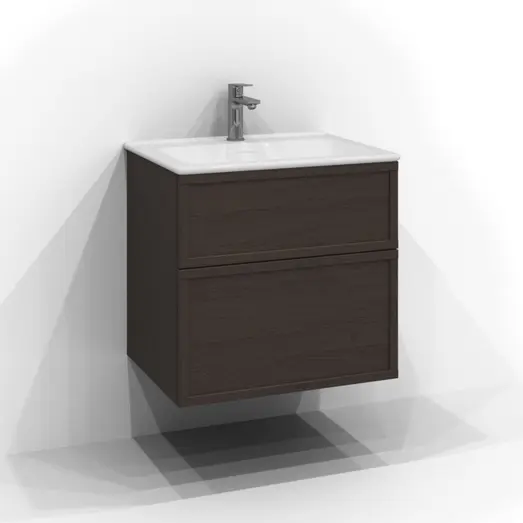 Svedbergs Poem underskab 45 m/2 skuffer brun ask