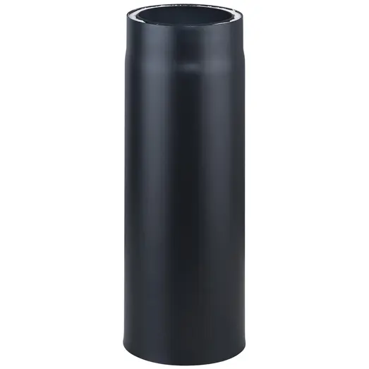 Varde halvisoleret pejserør sort, Ø20 x 150 cm