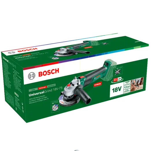 Bosch Universal Grind 18V vinkelsliber 125 mm solo