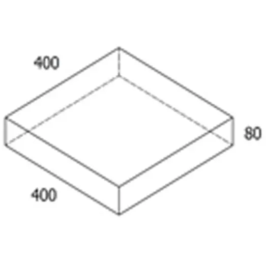 RBR Nordic-Line  Koks havefliser 40x40x8 cm