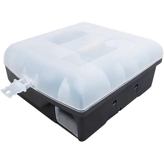 Rottekasse plast med smækfælde