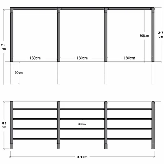 PLUS Arcade pergola model 4