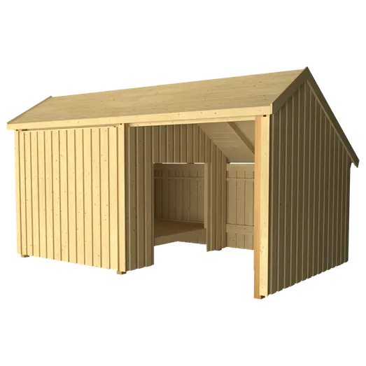 Plus Multi shelter 2 moduler med shelter og opholdsrum