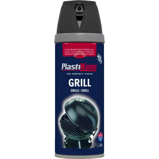 Plasti-kote twist grill spray sort 400 ml