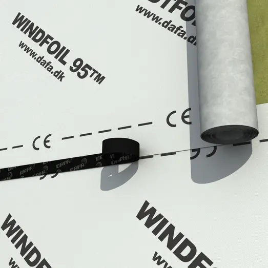 Dafa WindFoil 95 vindspærre hvid 1,5x50m