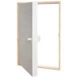 Dolle ClickFIX® 56WH skunklem hvidmalet udv. karm i 54x80 cm