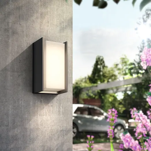 Philips Hue Turaco udendørs væglampe antracit