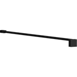 Scanbad brusestang 120 cm mat sort