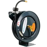 Flowconcept automatisk slangetromle 3/8" x 10 m grå polymerslange