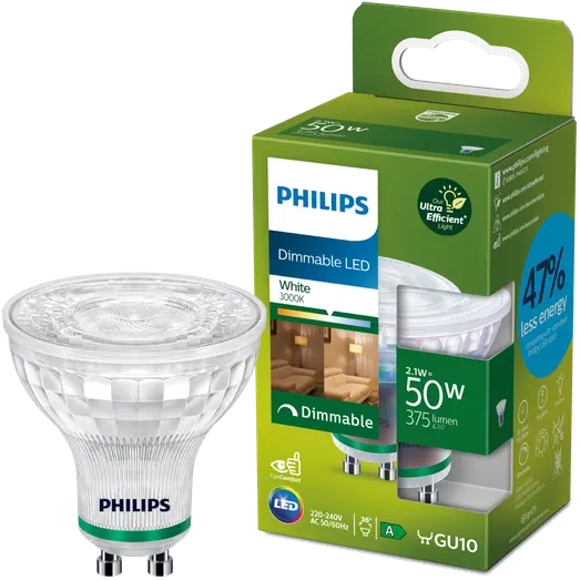 Philips PAR16 LED-spot GU10 50W hvid