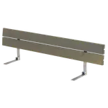 Plus ryglæn til plankebænk 166 cm