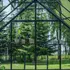 Halls ICON 8 8,1 m² sort m/3 mm delt glas og fundament