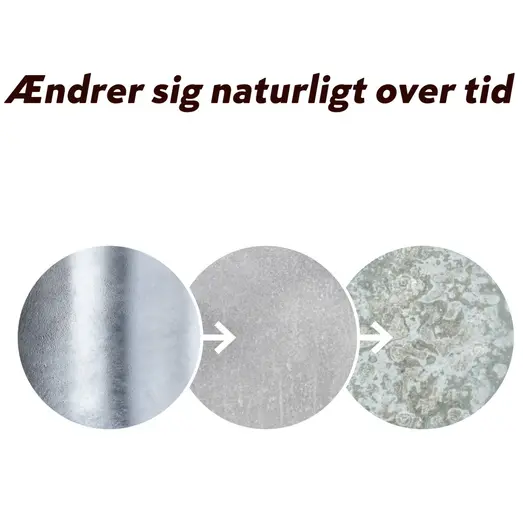 Nordlux Fold 10 udendørs LED væglampe galvaniseret 