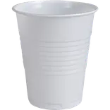 Abena automatbæger polystyren hvid 210 ml 100 stk pakke