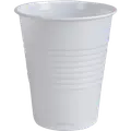 Abena automatbæger polystyren hvid 210 ml 100 stk pakke