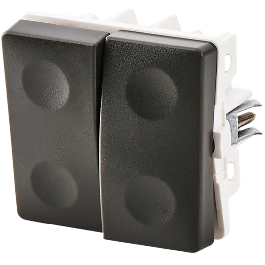 FESH SWITCH Curveline korrespondance afbryder dobbelt 1,0 koksgrå