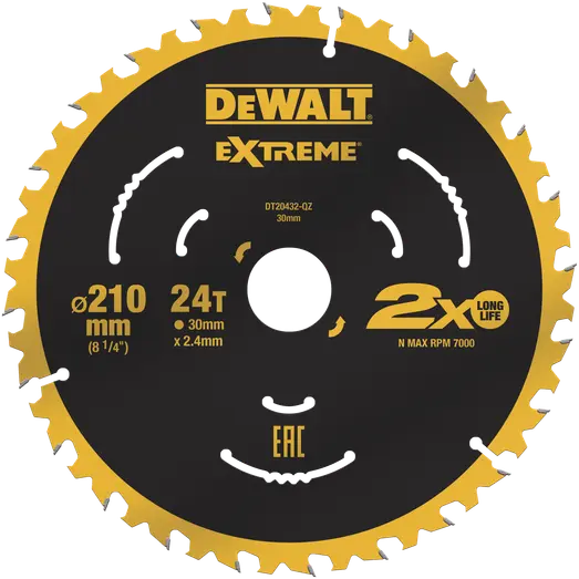 DeWALT DT20432-QZ extreme rundsavsklinge Ø210x30 mm