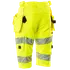 Mascot Accelerate Safe shorts lange med hængelommer hi-vis gul