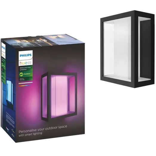 Philips Hue Impress udendørs væglampe sort