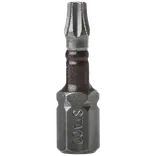 STACO bits heavy duty 1/4 x 25 mm torsion impact TX 15 6 stk sort