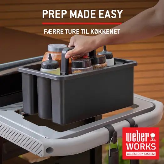 Weber® Slate GPD 76 cm Premium stegeplade gasgrill med vogn