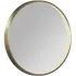 Milobad CL066 LED spejl Ø60 med messing ramme