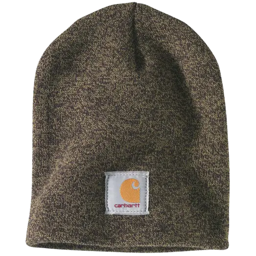 Carhartt hue acrylic knit hat - Military Olive/Black