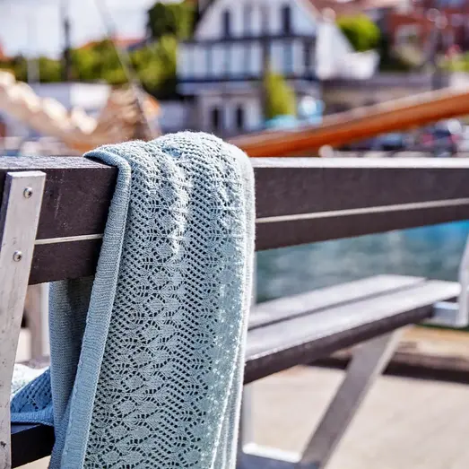 PLUS Ryglæn til bord/bænkesæt 177 cm RePlast Sort