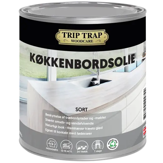 Trip Trap køkkenbordsolie sort