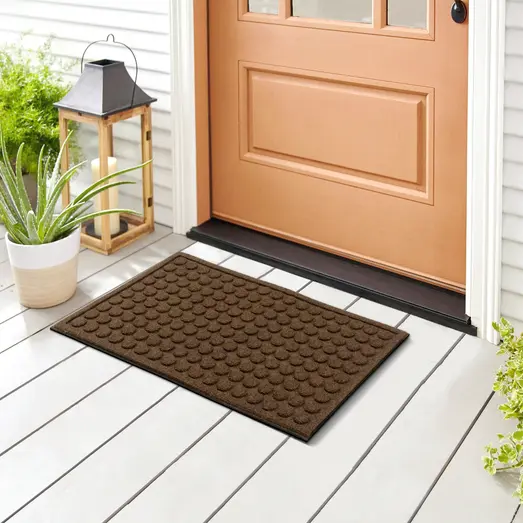 Clean Carpet dørmåtte ECO Redonda 45x75 cm brun