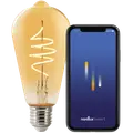 Nordlux smart pære LED E27 ST64 4,7W ravfarvet