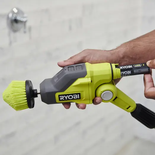 Ryobi RTS4-0 4V USB rengøringsbørste teleskopisk solo