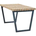 Plus Siesta Bord 138x76,5x72 cm grundmalet drivtømmerfarve
