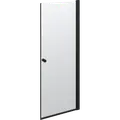 Scanbad brusedør 79x200 cm mat sort