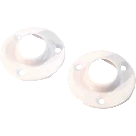 Roset Ø25 mm hvid 2 stk