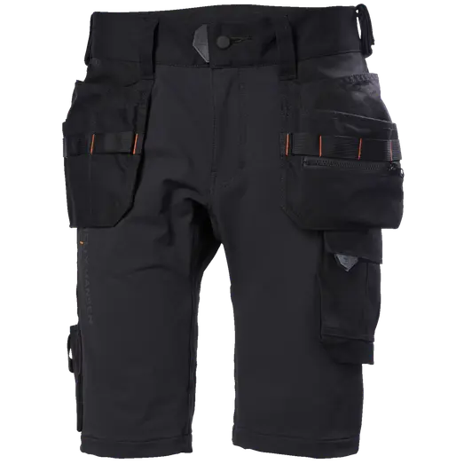 Helly Hansen Workwear Evolution håndværkershorts med hængelommer sort