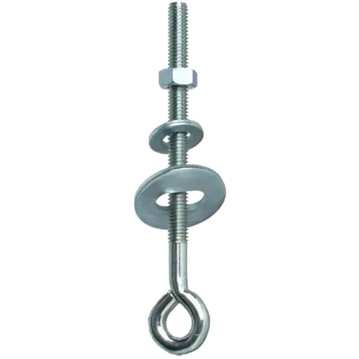 PN øjebolt M6x100 mm. elforzinket