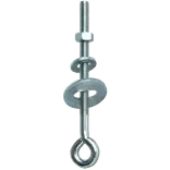PN øjebolt M6x100 mm. elforzinket
