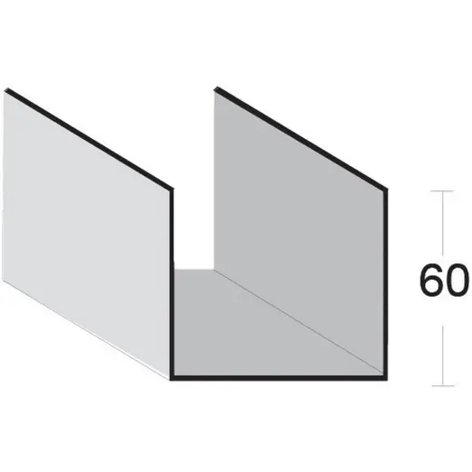 Knauf forstærkningsskinne 1,5x70x3600 mm