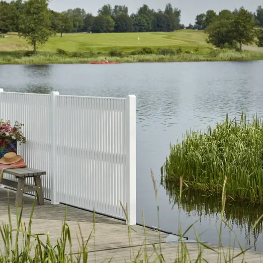 Plus Sendai hegn 180 cm hvid