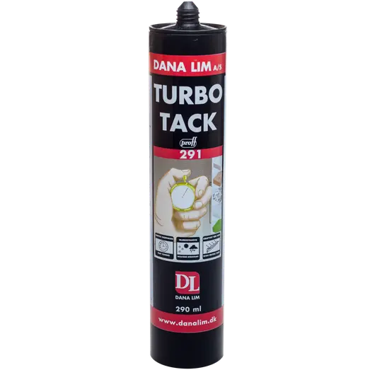 Dana Lim Turbo Tack 291 montagelim sort 290 ml